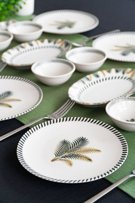 Hermia Set de Desayuno Palmiye 6 Multicolor